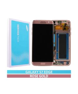 Samsung SM-G935 Galaxy S7 Edge Service Pack LCD Display Replacement Rose Gold