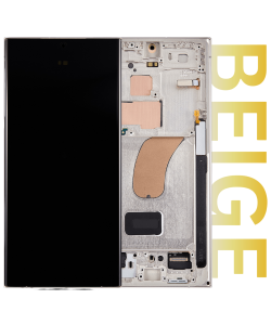 Samsung SM-S918 Galaxy S23 Ultra Assembled Service Pack Display Beige
