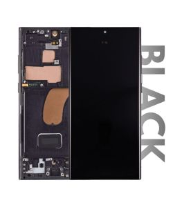 Samsung SM-S918 Galaxy S23 Ultra Assembled Service Pack Display Black