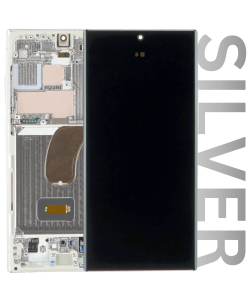 Samsung SM-S918 Galaxy S23 Ultra Service Pack Display Sky Blue / Lime (Silver)