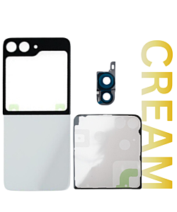 Samsung SM-F731 Galaxy Flip 5 Rear Glass Cream