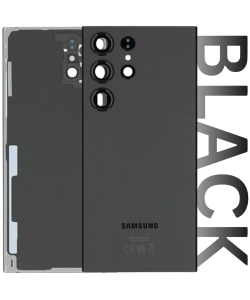 Samsung SM-S918 Galaxy S23 Ultra Rear Glass With Camera Lens Black