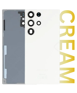Samsung SM-S918 Galaxy S23 Ultra Rear Glass With Camera Lens Cream