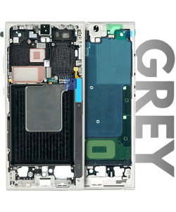 Samsung SM-S928 Galaxy S24 Ultra Mid-Frame Housing Titanium Gray / Violet / Orange