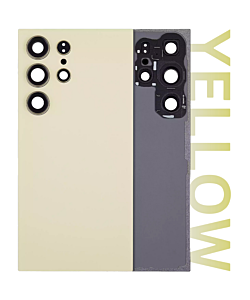 Samsung SM-S928 Galaxy S24 Ultra Rear Cover With Camera Lens Titanium Yellow