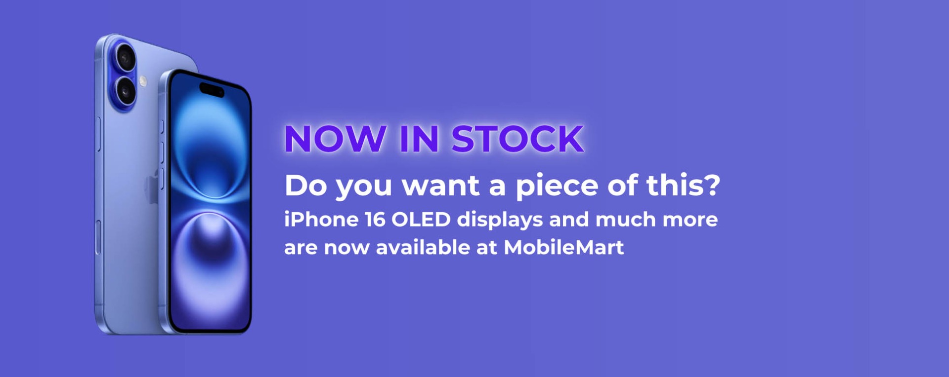 iPhone 16 screens are now in stock